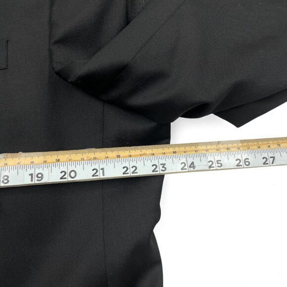 Joseph Abboud Reda Black Wool Blazer Jacket Sports Coat Men's 46L - Picture 5 of 10